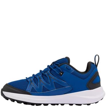 COLUMBIA BOYS WATERPROOF LACE TRAINER - BLUE BLACK